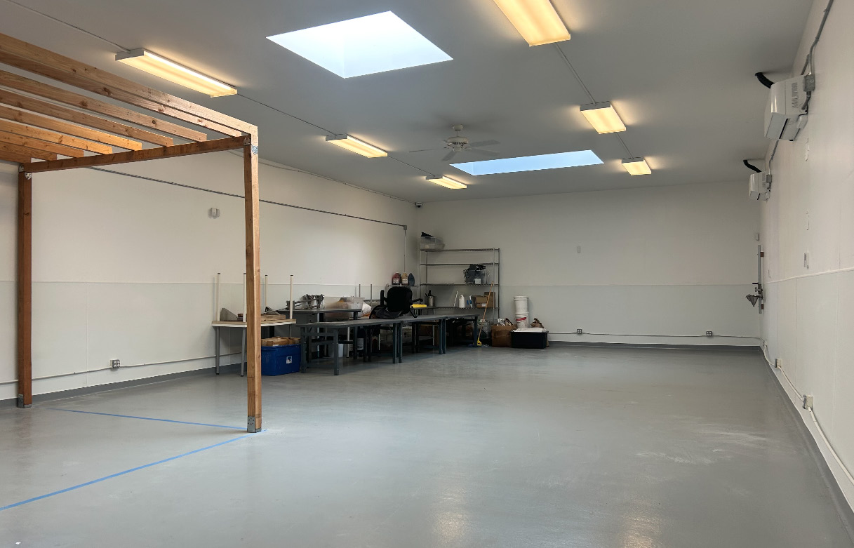 Large open workspace