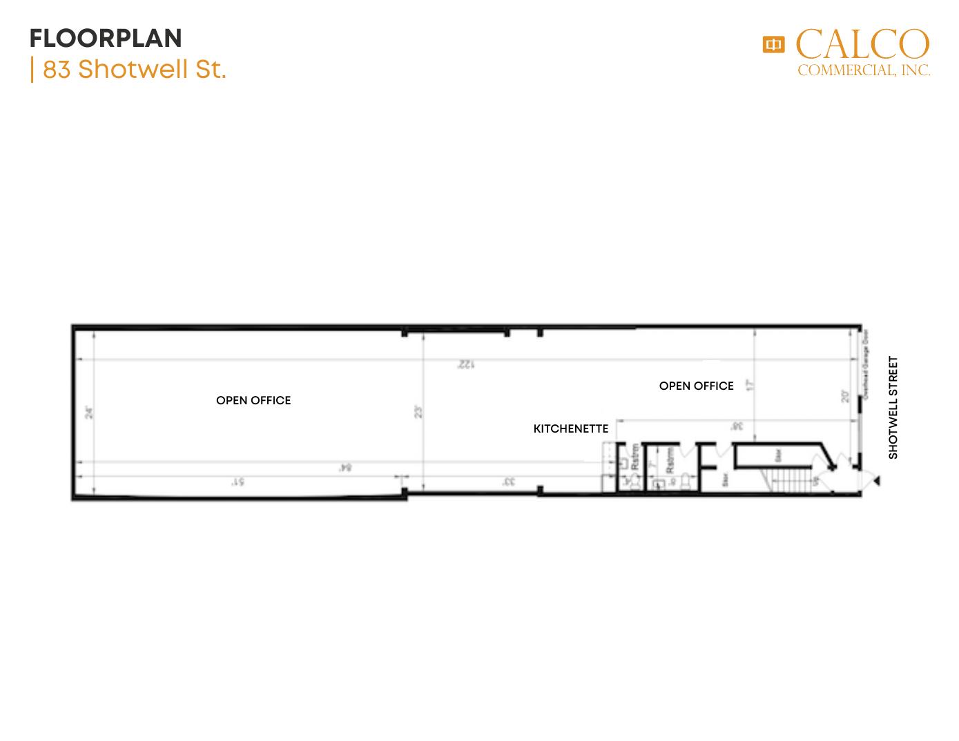 Floorplan page from the property brochure
